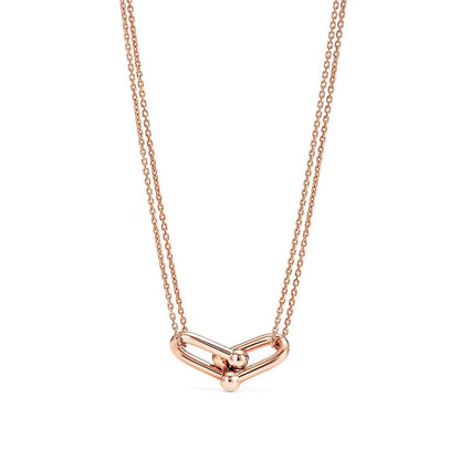 [Rose Tomorrow]HARDWEAR GOLD DOUBLE LINK NECKLACE