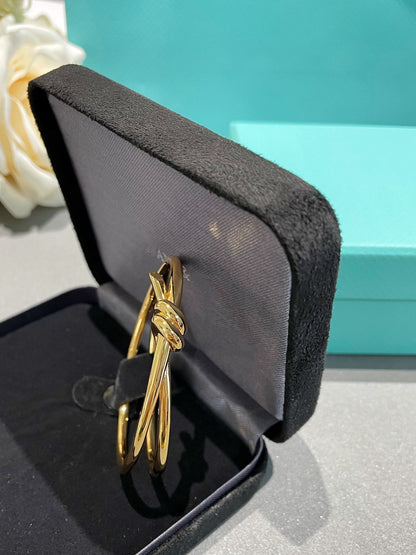[Rose Tomorrow]KNOT DOUBLE ROW GOLD BRACELET