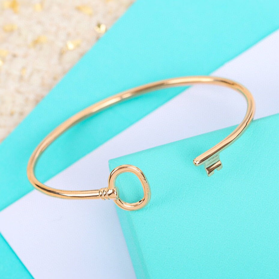 [Rose Tomorrow]KEY WIRE OVAL BRACELET
