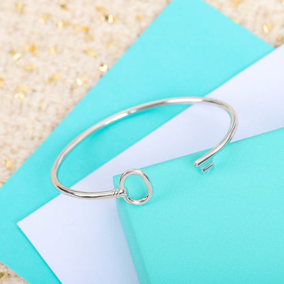 [Rose Tomorrow]KEY WIRE OVAL BRACELET