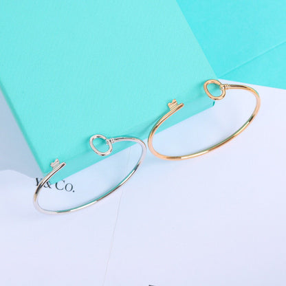 [Rose Tomorrow]KEY WIRE OVAL BRACELET
