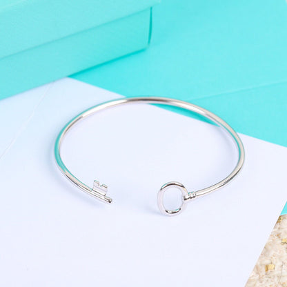 [Rose Tomorrow]KEY WIRE OVAL BRACELET