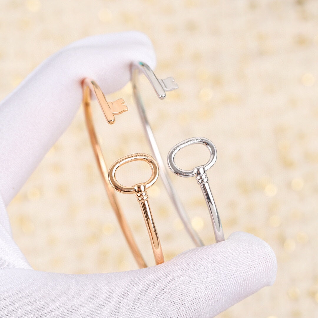 [Rose Tomorrow]KEY WIRE OVAL BRACELET