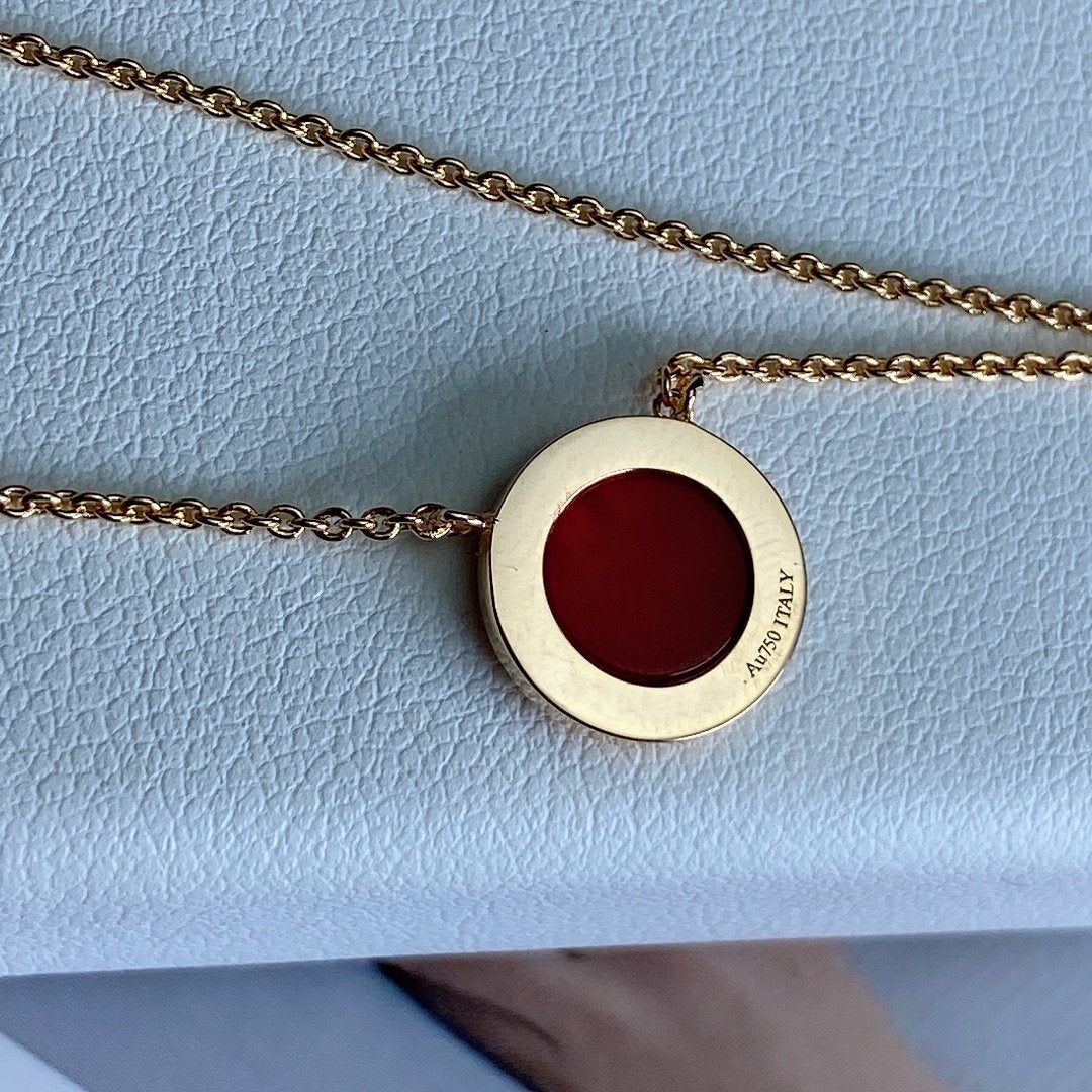[Rose Tomorrow]T DIAMOND CIRCLE PEDANT NECKLACE