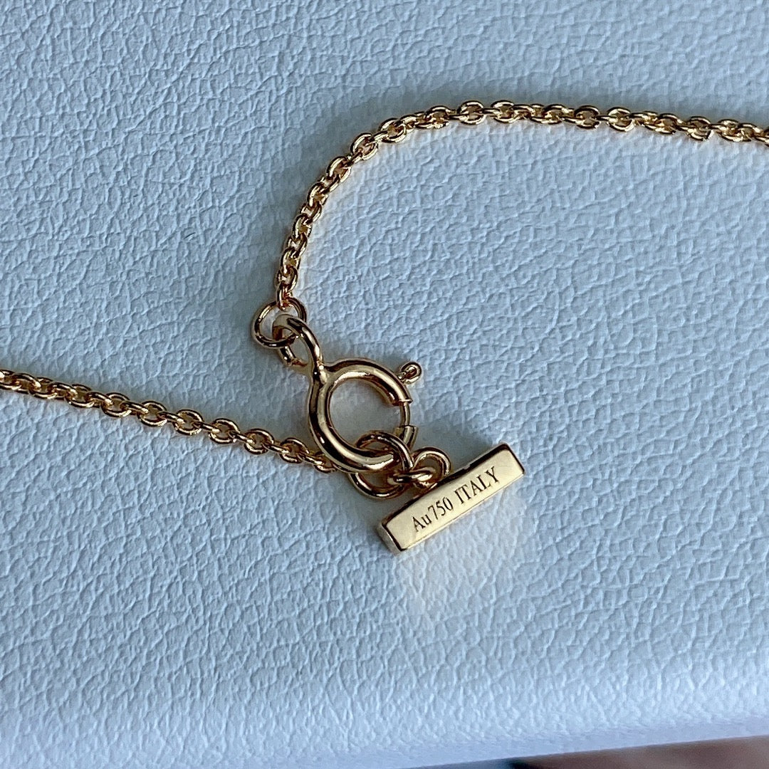 [Rose Tomorrow]T DIAMOND CIRCLE PEDANT NECKLACE