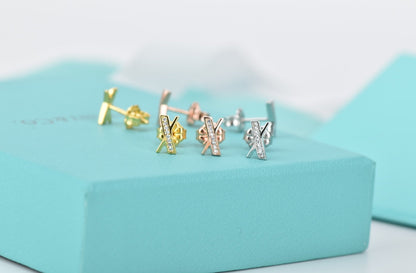 [Rose Tomorrow]ATLAS DIAMOND STUD EARRINGS