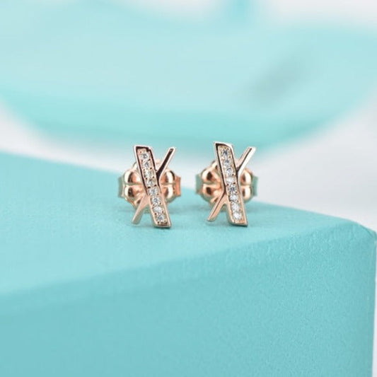 [Rose Tomorrow]ATLAS DIAMOND STUD EARRINGS
