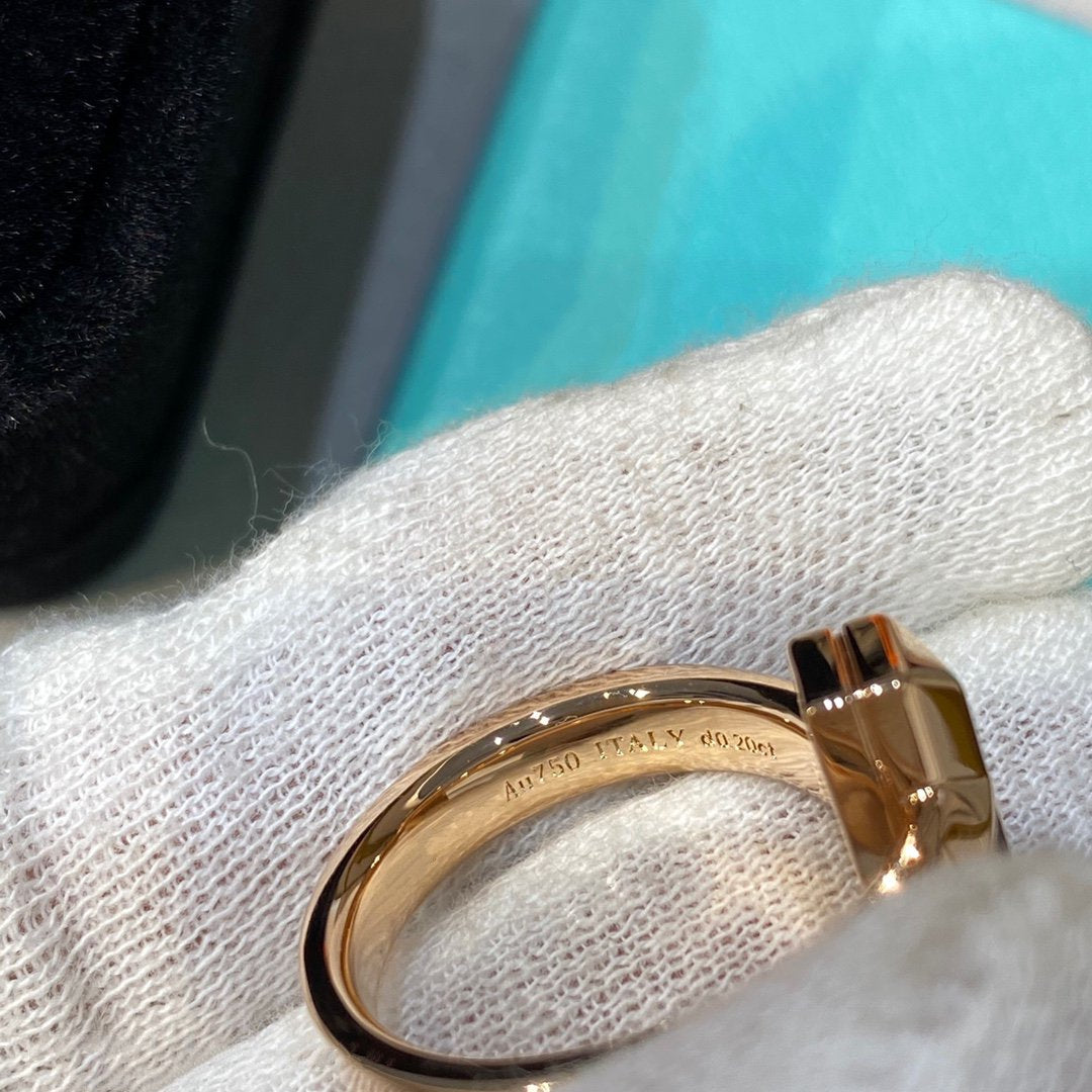 [Rose Tomorrow]T WIRE MEDIUM DIAMOND RING
