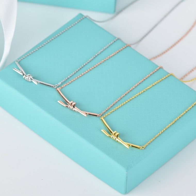 [Rose Tomorrow]KNOT NECKLACE