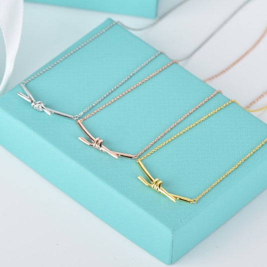[Rose Tomorrow]KNOT NECKLACE