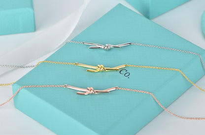 [Rose Tomorrow]KNOT NECKLACE