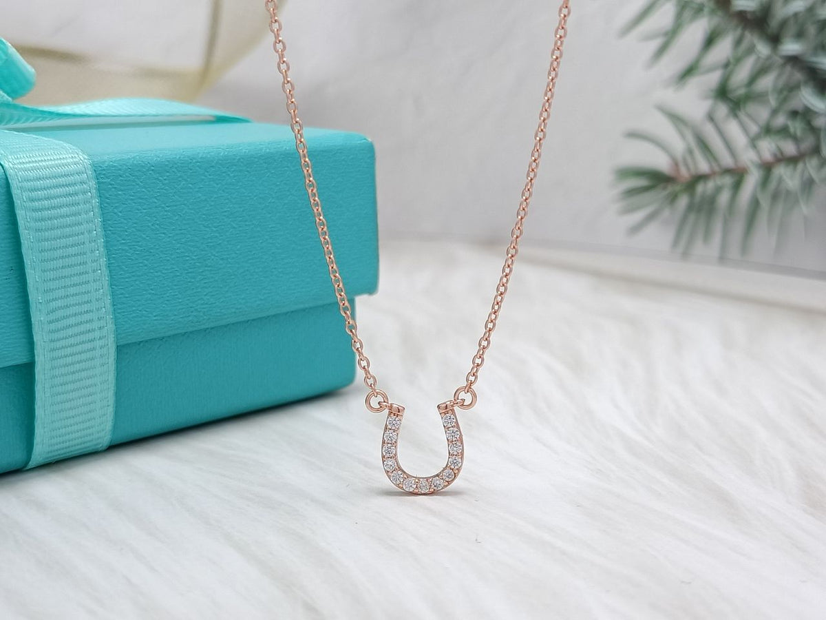 [Rose Tomorrow]U PEDANT DIAMOND NECKLACE