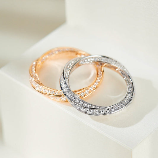 [Rose Tomorrow]SPIRAL DIAMOND RING