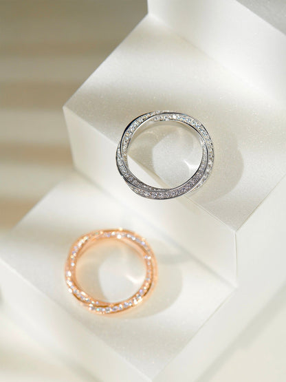 [Rose Tomorrow]SPIRAL DIAMOND RING
