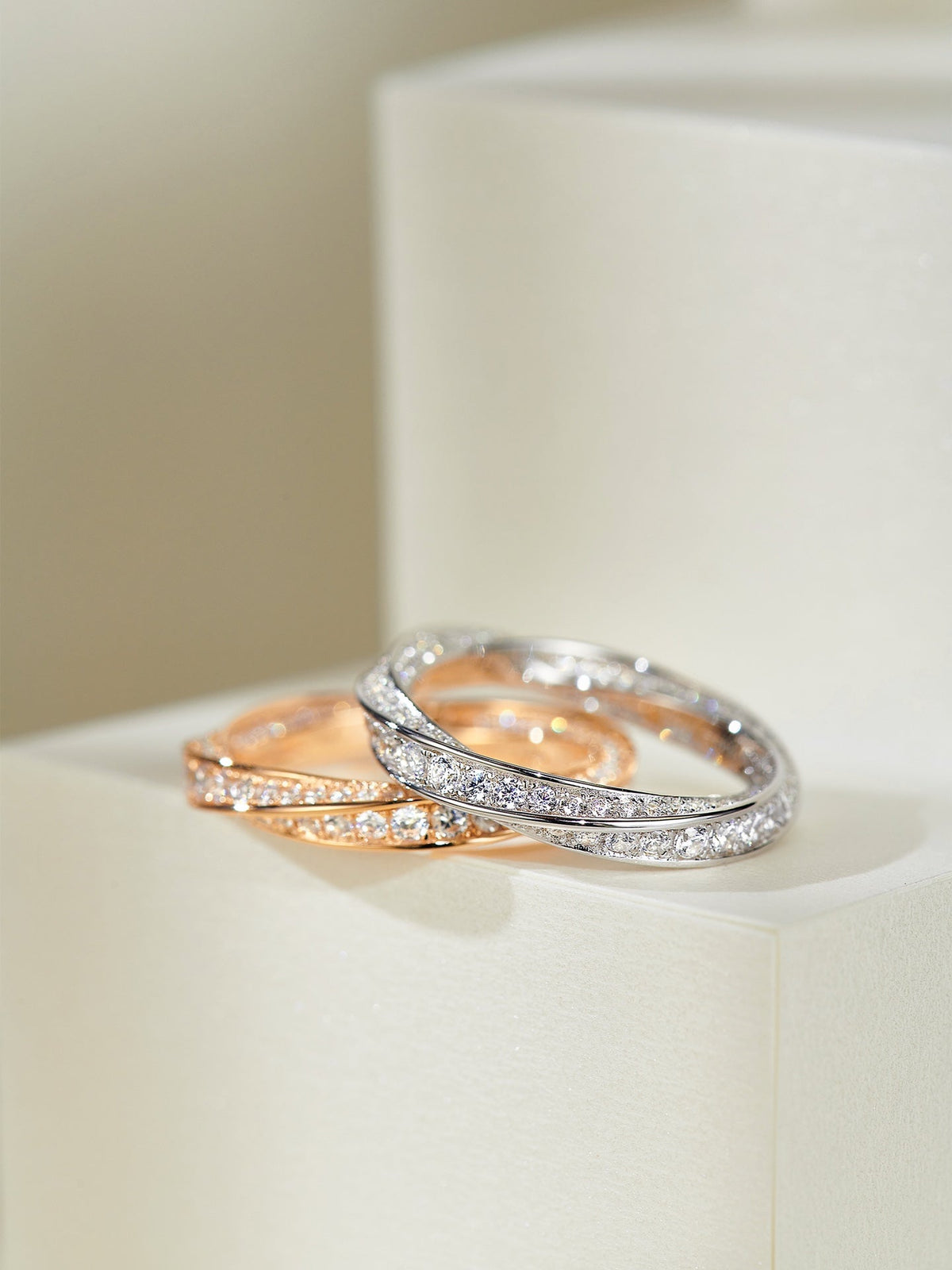 [Rose Tomorrow]SPIRAL DIAMOND RING