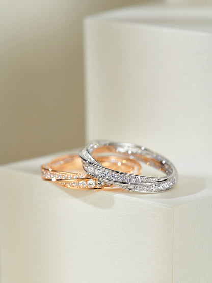 [Rose Tomorrow]SPIRAL DIAMOND RING
