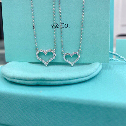 [Rose Tomorrow]HEART-SHAPED DIAMOND NECKLACE