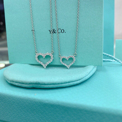 [Rose Tomorrow]HEART-SHAPED DIAMOND NECKLACE