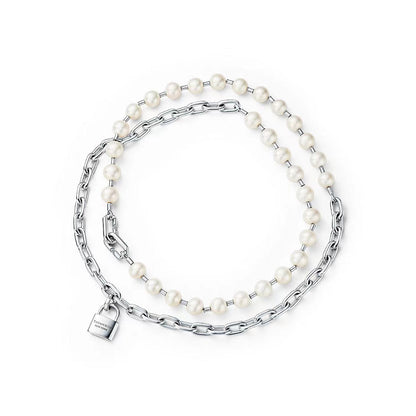 [Rose Tomorrow]HARDWEAR PEARL WRAP NECKLACE