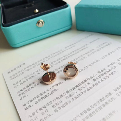 [Rose Tomorrow]PEARL CIRCLE EARRINGS MOTHER