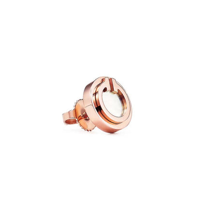 [Rose Tomorrow]PEARL CIRCLE EARRINGS MOTHER