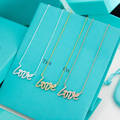 [Rose Tomorrow]PALOMA S GRAFFITI LOVE NECKLACE DIAMOND
