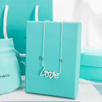 [Rose Tomorrow]PALOMA S GRAFFITI LOVE NECKLACE DIAMOND