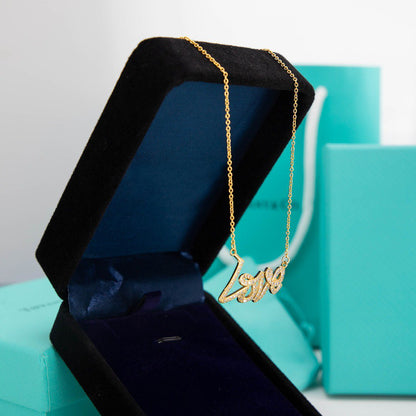 [Rose Tomorrow]PALOMA S GRAFFITI LOVE NECKLACE DIAMOND