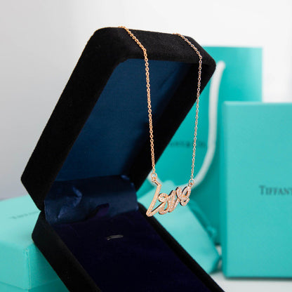 [Rose Tomorrow]PALOMA S GRAFFITI LOVE NECKLACE DIAMOND
