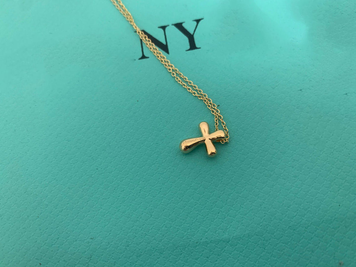 [Rose Tomorrow]CROSS PENDANT MINI BARE CROSS NECKLACE