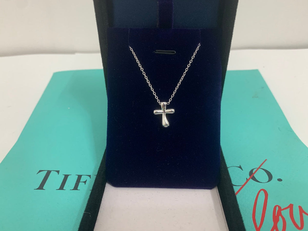 [Rose Tomorrow]CROSS PENDANT MINI BARE CROSS NECKLACE
