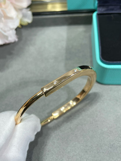 [Rose Tomorrow]LOCK BRACELET 8 DIAMOND