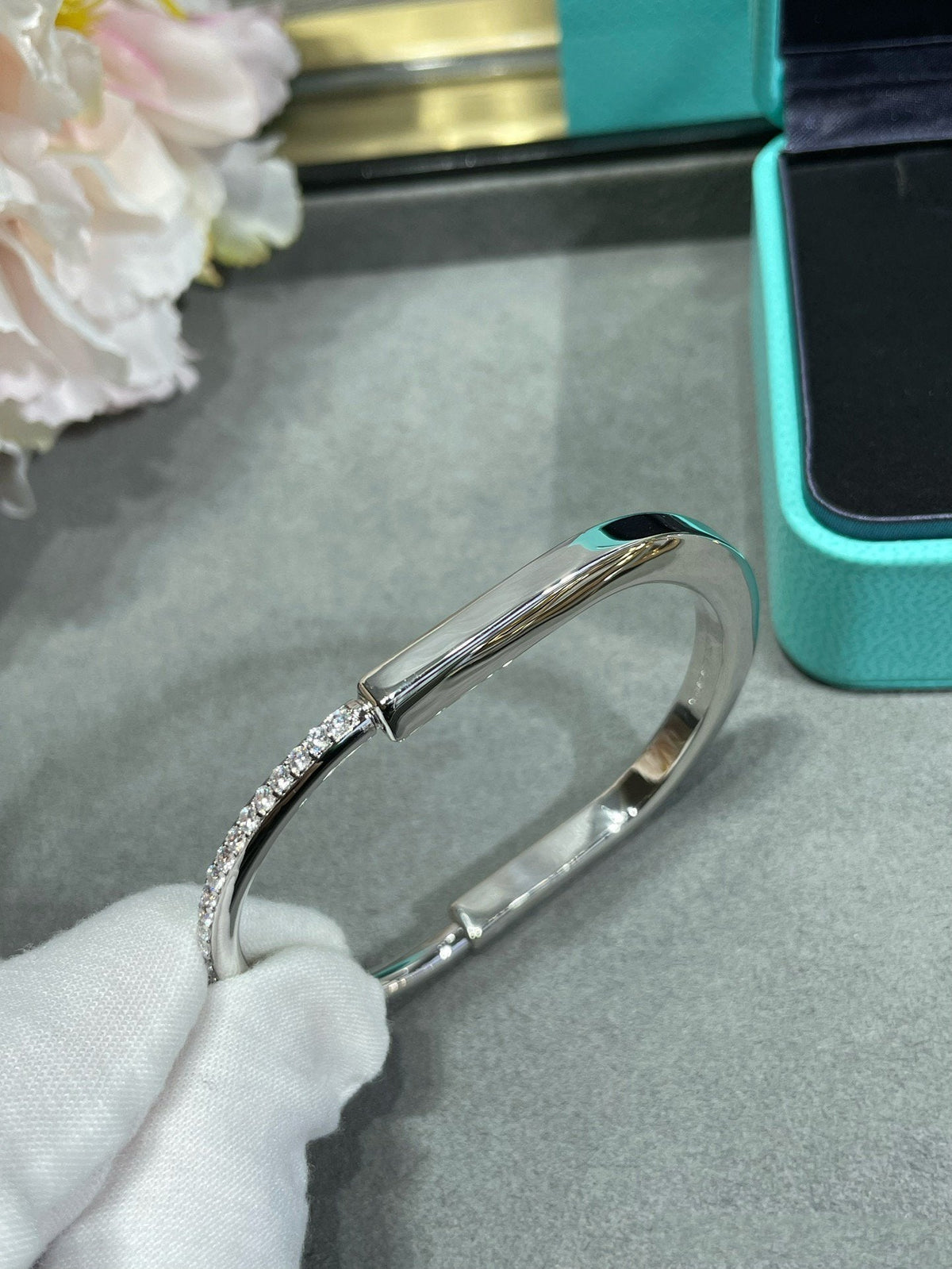 [Rose Tomorrow]LOCK BRACELET DIAMOND