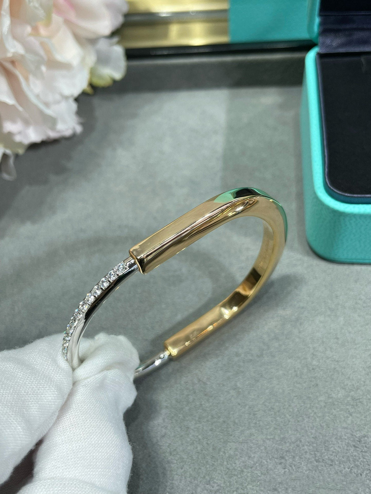 [Rose Tomorrow]LOCK BRACELET DIAMOND