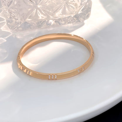 [Rose Tomorrow]ATLAS BRACELET 6MM DIAMOND PINK GOLD