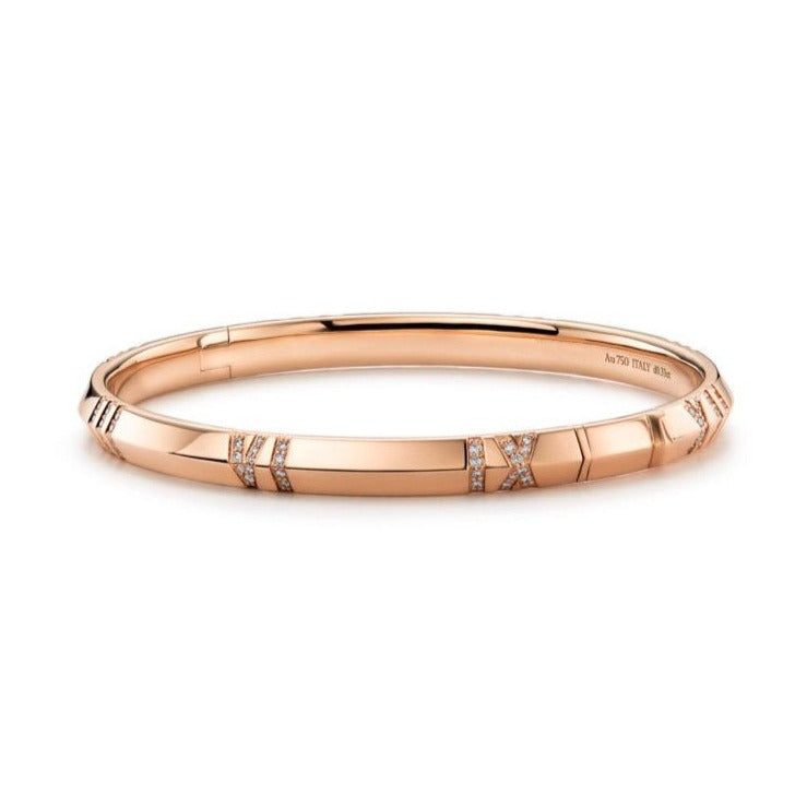 [Rose Tomorrow]ATLAS BRACELET 6MM DIAMOND PINK GOLD