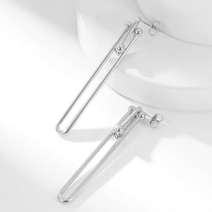 [Rose Tomorrow]HARDWEAR LONG DROP EARRINGS