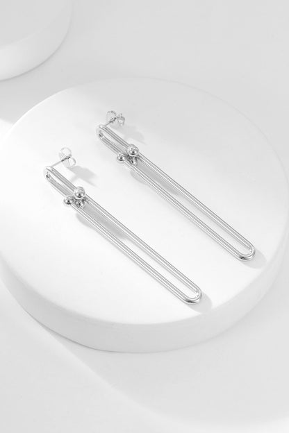 [Rose Tomorrow]HARDWEAR LONG DROP EARRINGS