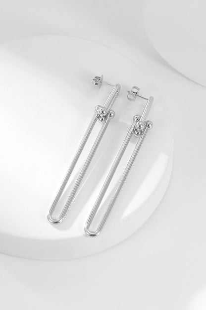 [Rose Tomorrow]HARDWEAR LONG DROP EARRINGS