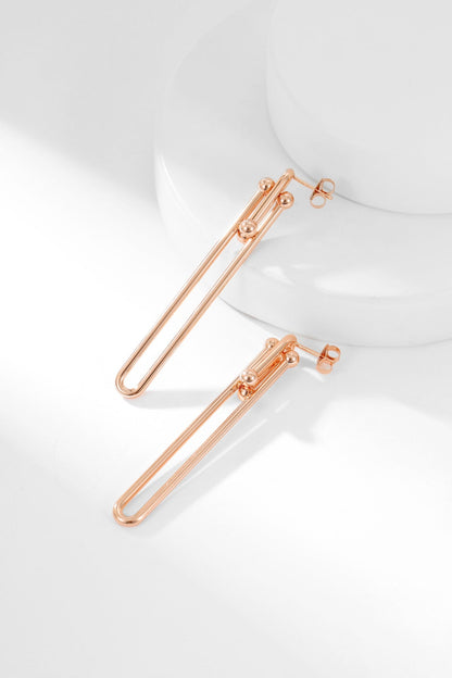 [Rose Tomorrow]HARDWEAR LONG DROP EARRINGS