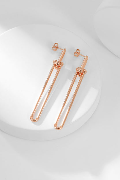 [Rose Tomorrow]HARDWEAR LONG DROP EARRINGS