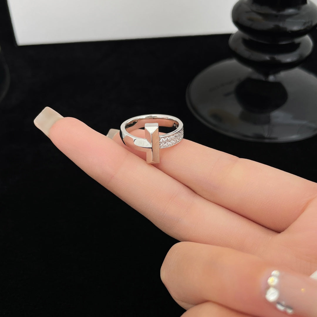 [Rose Tomorrow]T WIDE DIAMOND RING
