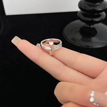 [Rose Tomorrow]T WIDE DIAMOND RING