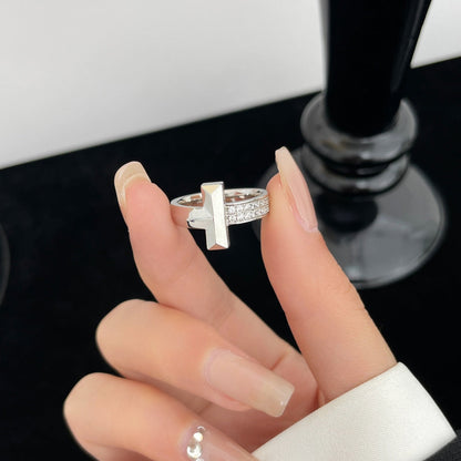 [Rose Tomorrow]T WIDE DIAMOND RING