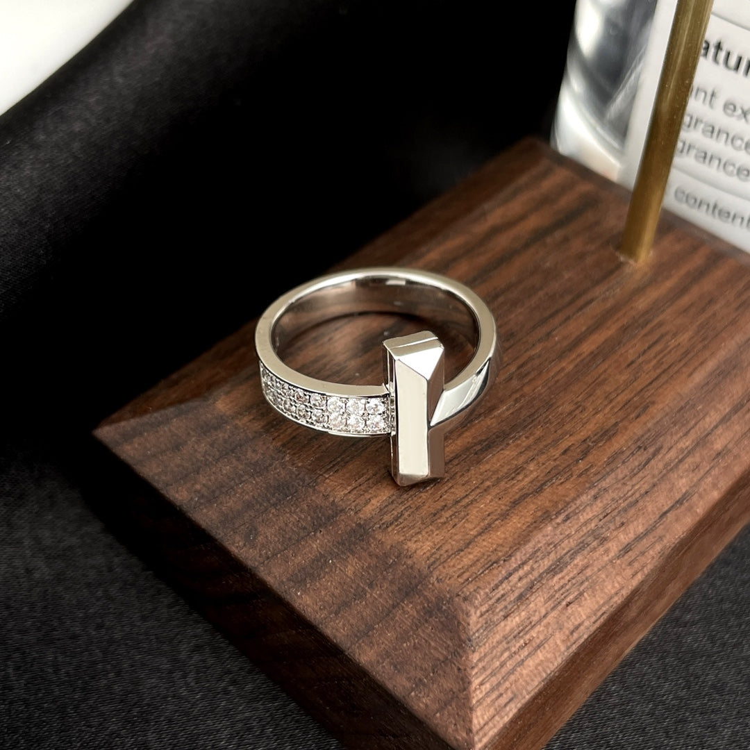 [Rose Tomorrow]T WIDE DIAMOND RING