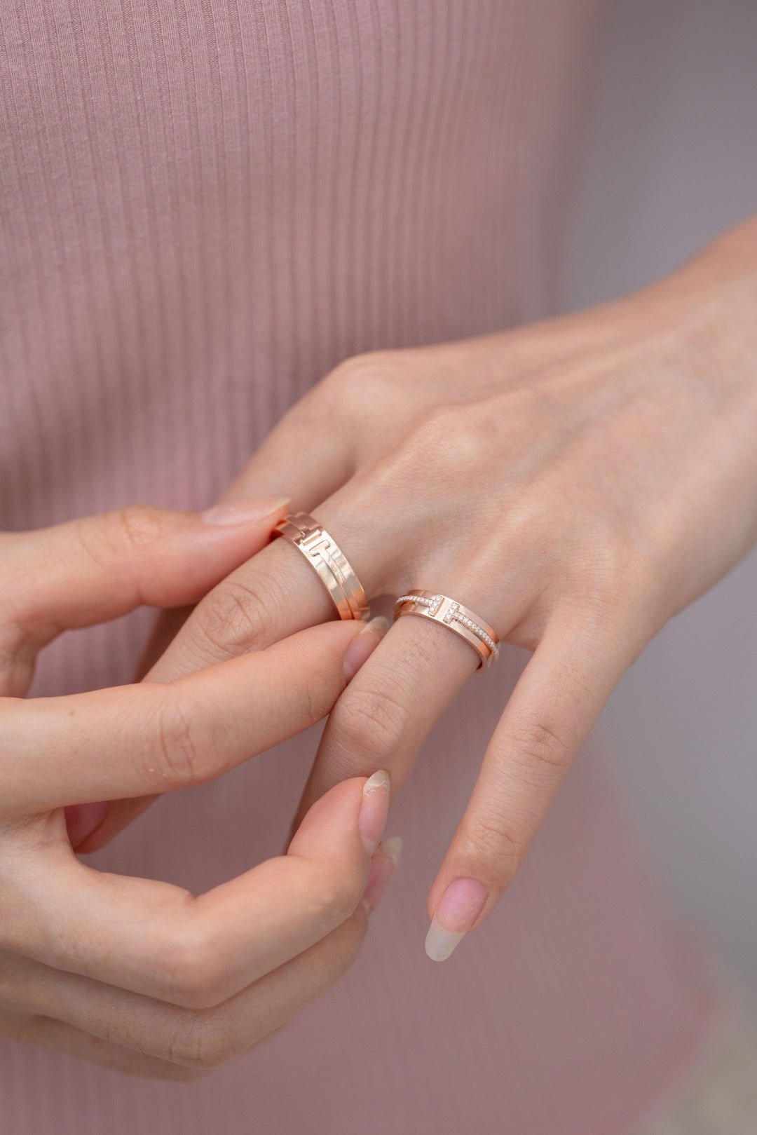 [Rose Tomorrow]T PINK GOLD RING