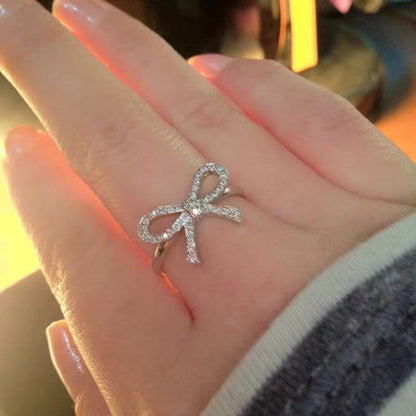 [Rose Tomorrow]TWIST BOW RING