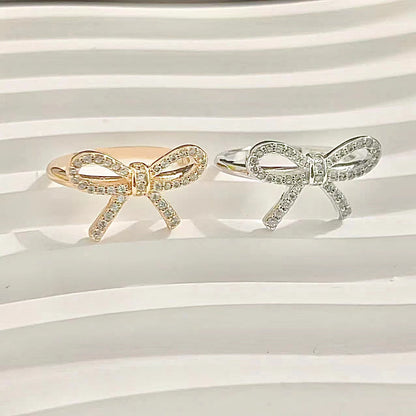 [Rose Tomorrow]TWIST BOW RING