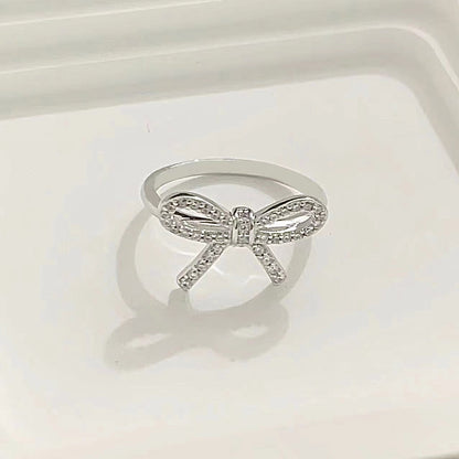 [Rose Tomorrow]TWIST BOW RING