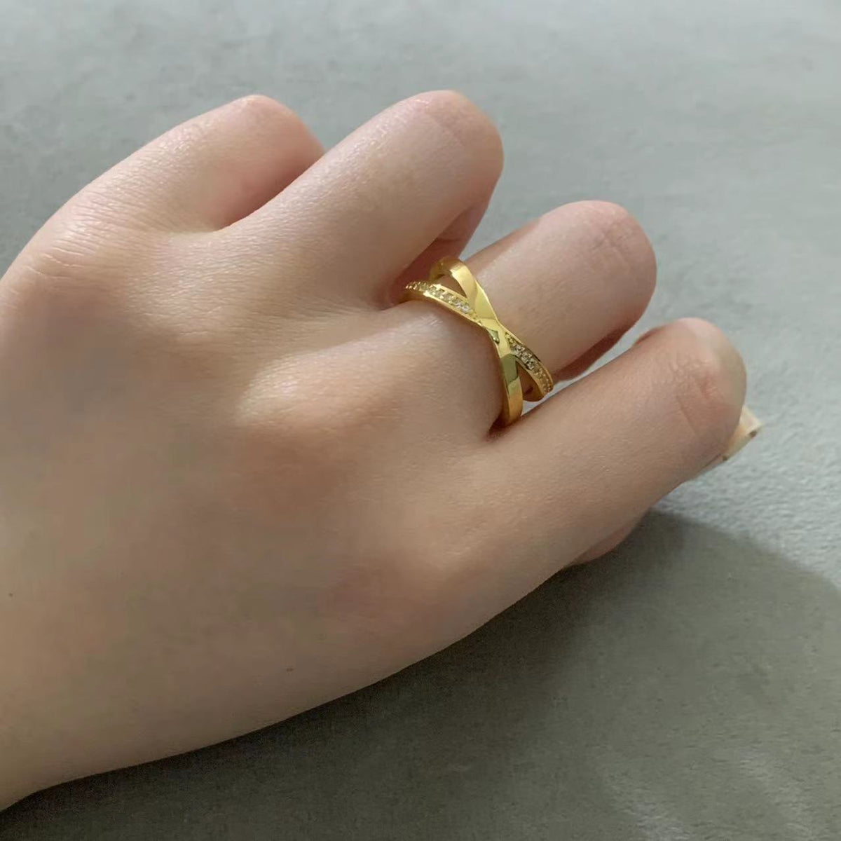[Rose Tomorrow]ATLAS X DIAMOND RING
